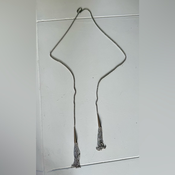 Kendra Scott Silver Phara lariat Necklace - Picture 2 of 4